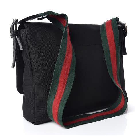 gucci techno canvas messenger bag|gucci monogram messenger bag.